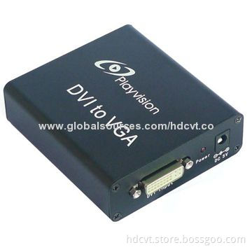 DVI to VGA Converter (Bypass), Converts Digital DVI/RGB Signal